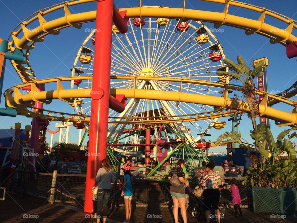 Ferris wheel, Santa Monica pier