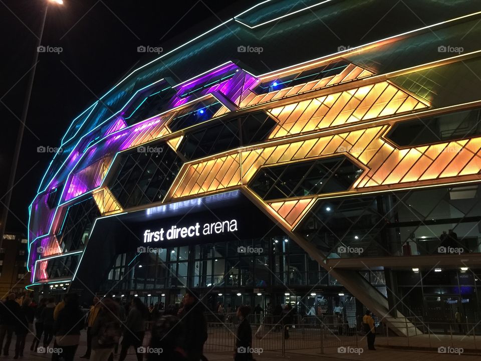Colourful First Direct Arena