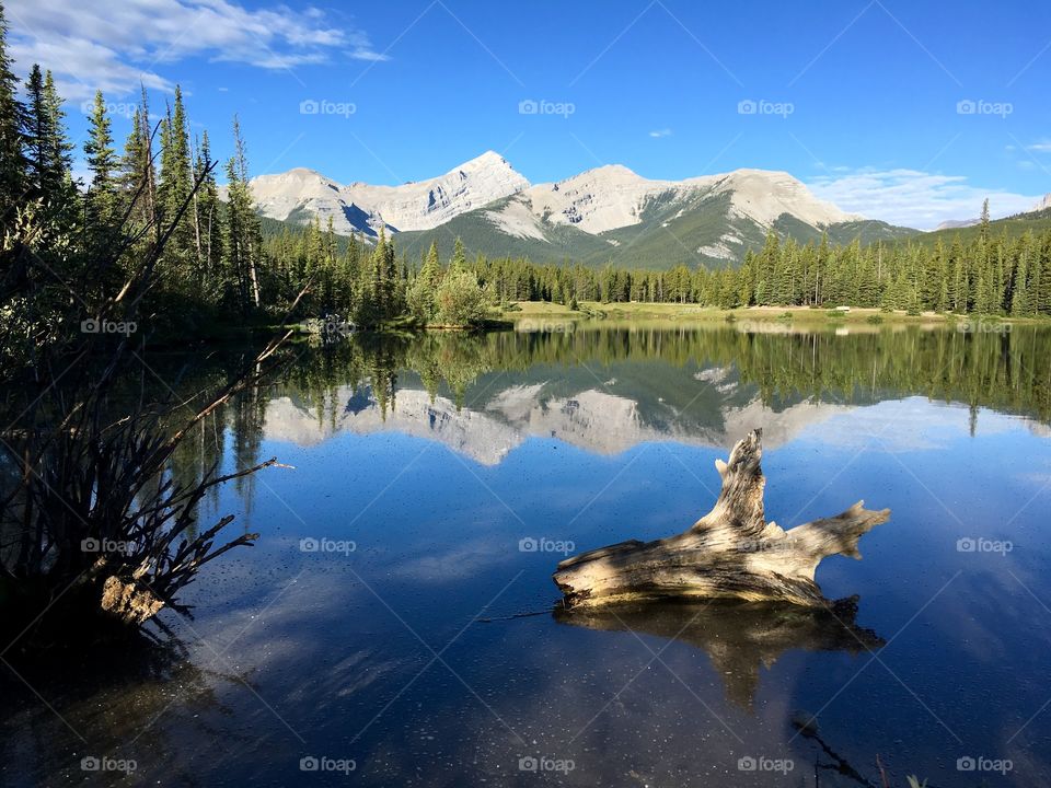 Mountain reflections