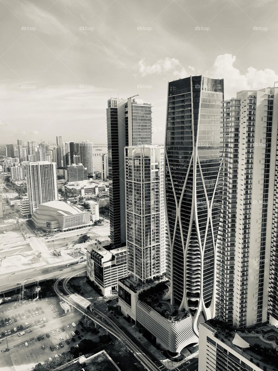 Edificios,rascacielos,Miami, USA