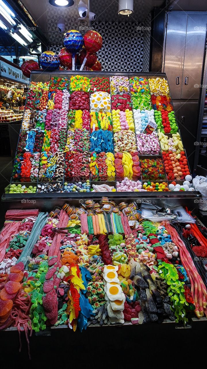 Delicious gummy candies 