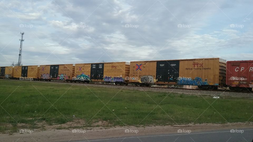 train graffiti