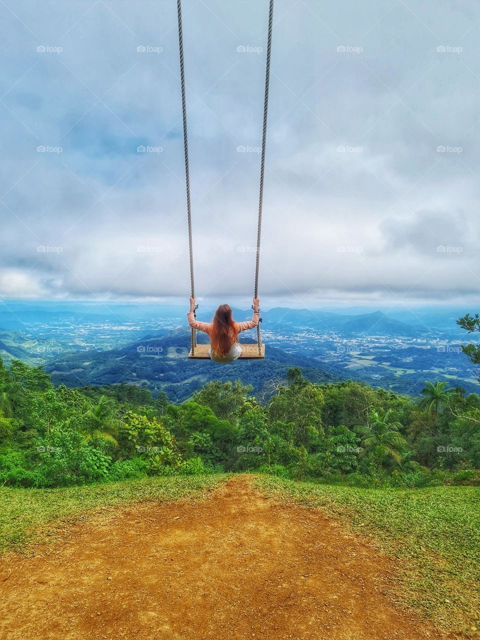 balanço infinito no morro Azul