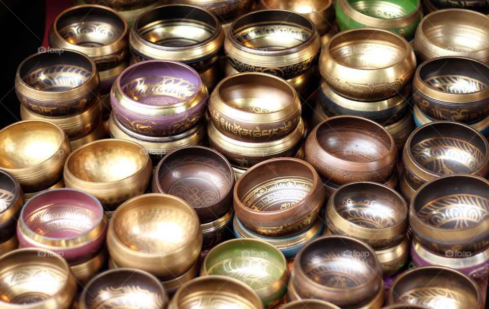 brass pots