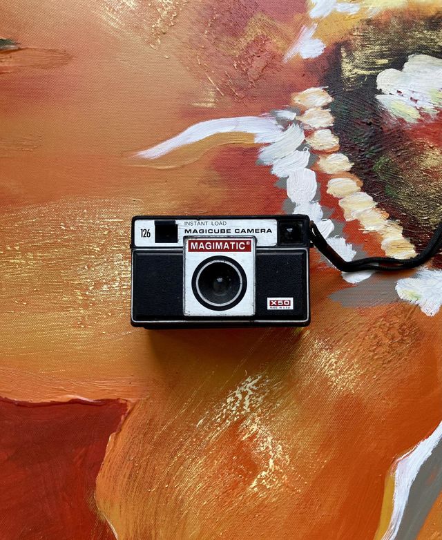 The Magimatic X50 126 Magicube Camera.