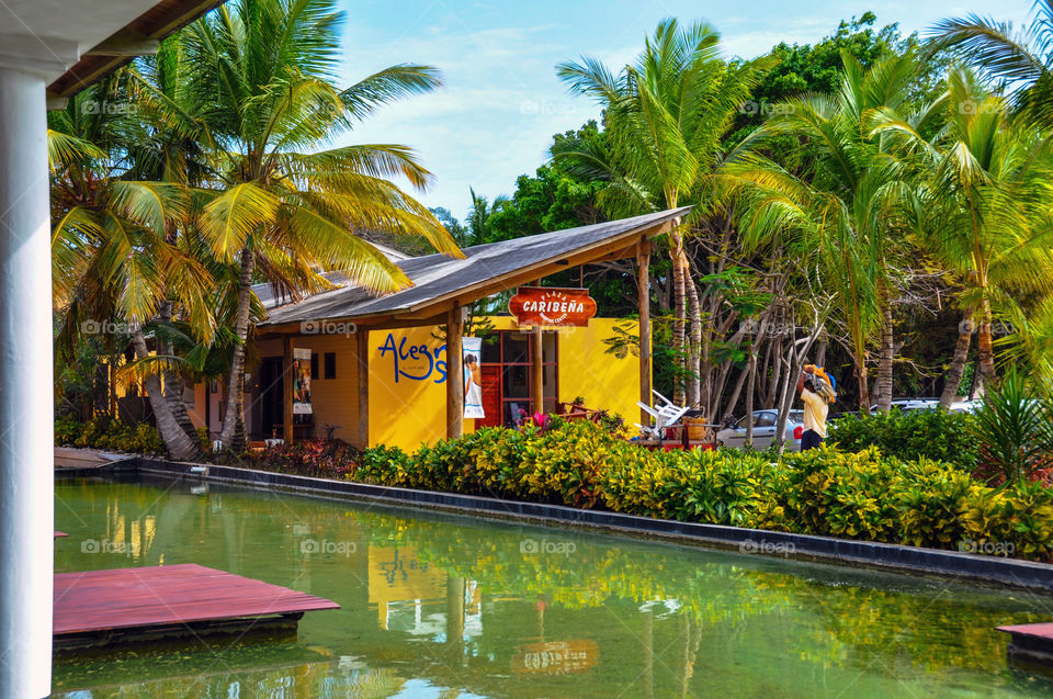 beauty shop on the beach in Dominican Republic