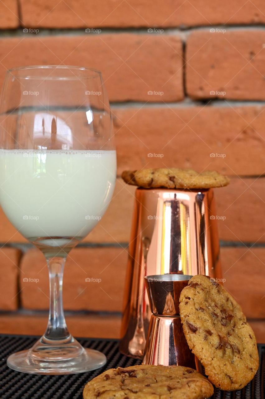 Cookie and milk