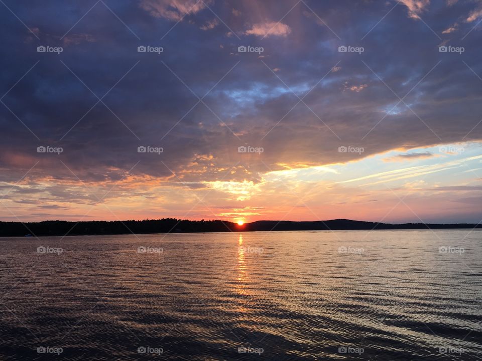 Sunset over The Saint John River