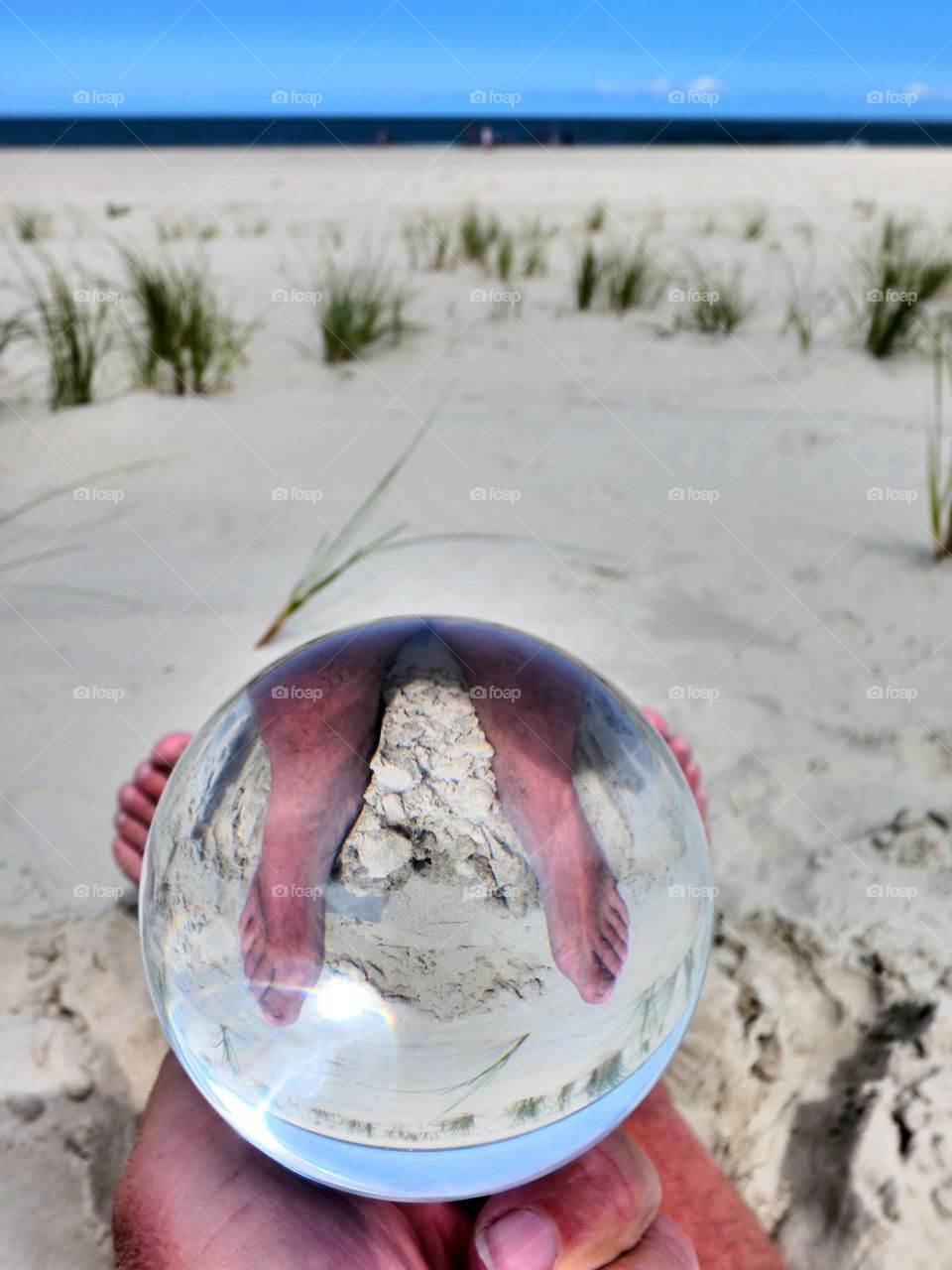 Hot feets in the sun