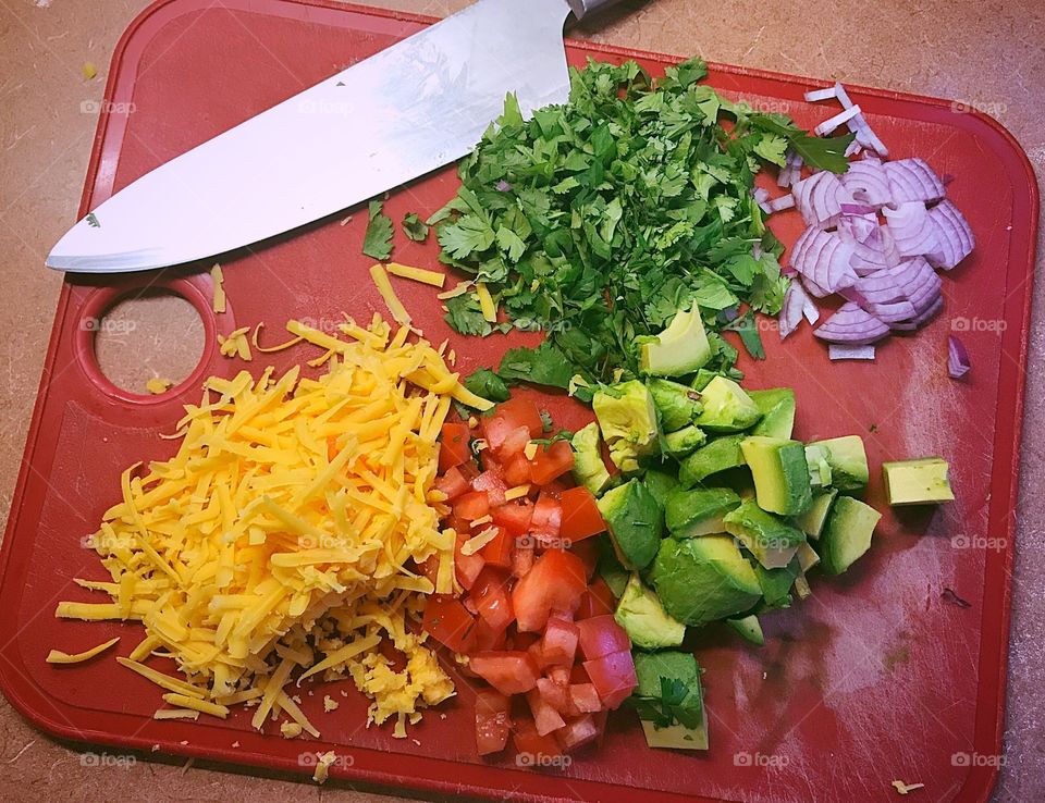 At work in the kitchen 