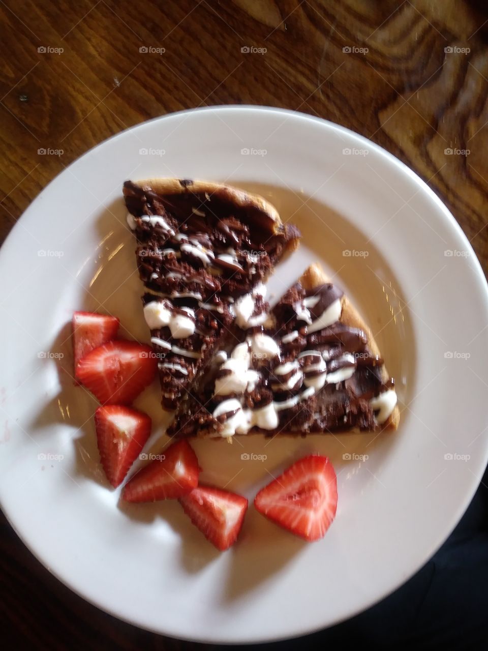 chocolate pizza