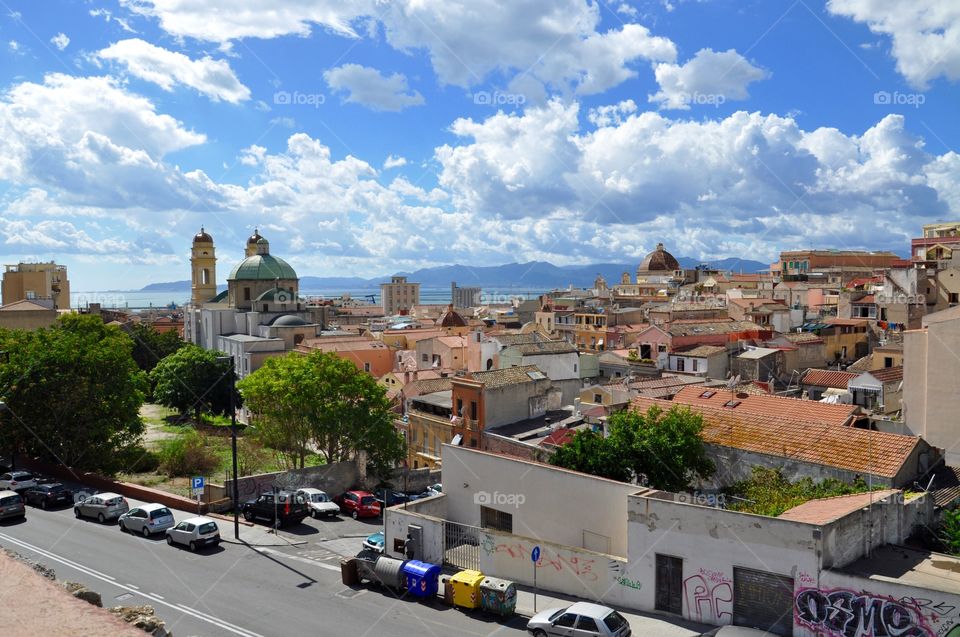 City view of Cagliary 