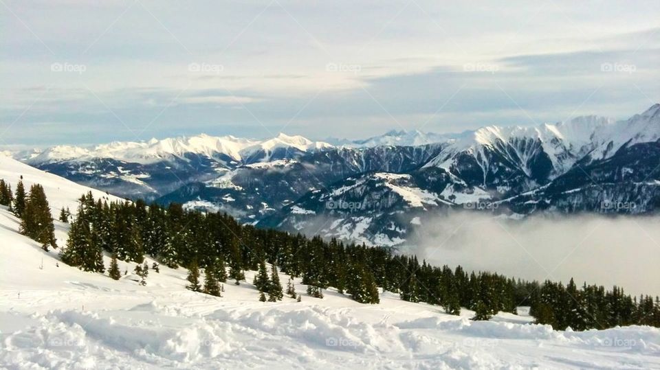 Laax ski slopes