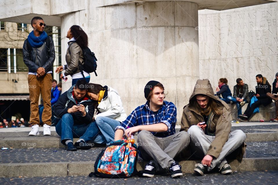 People, Street, Group, Child, Man