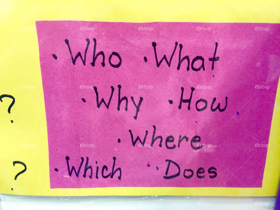 When making a decision, one must consider many questions in order to come to a conclusion. 