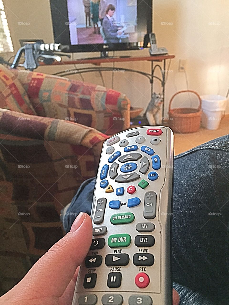 When you have the remote you have the power!