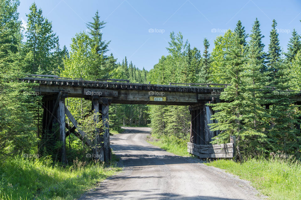 Old train trestle