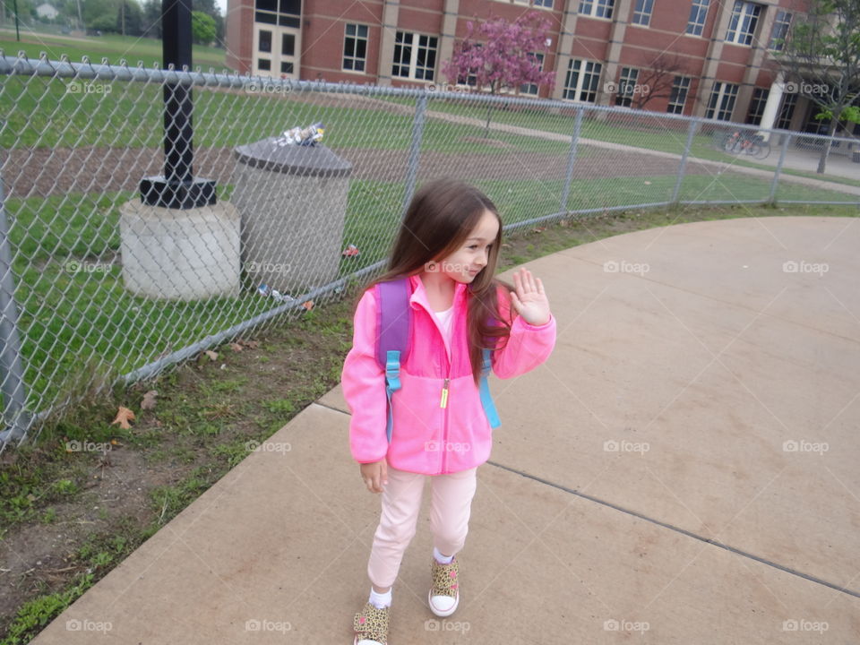 Too Cool for School. My daughter at school