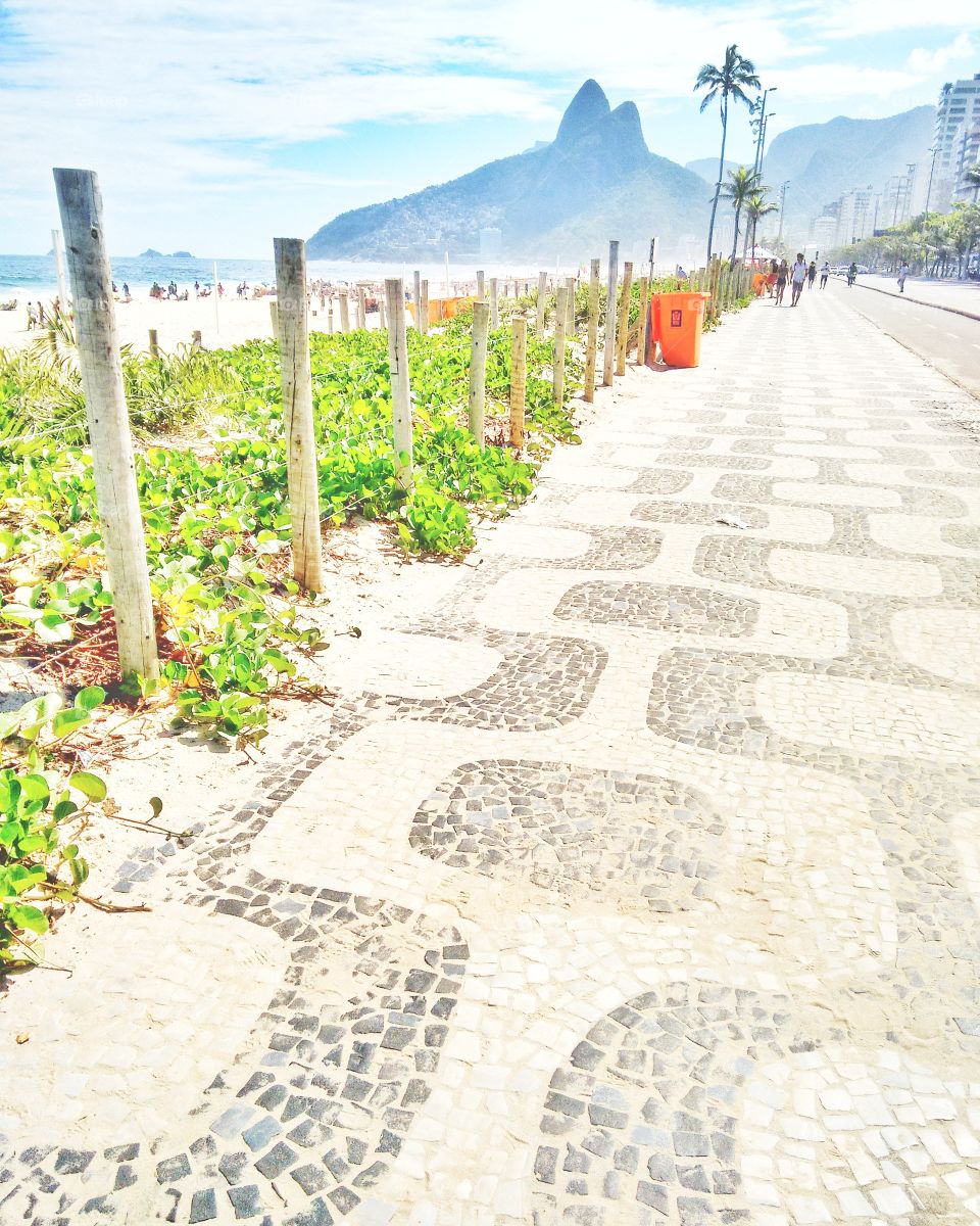 Walking at the beach - Ipanema, Rio de Janeiro