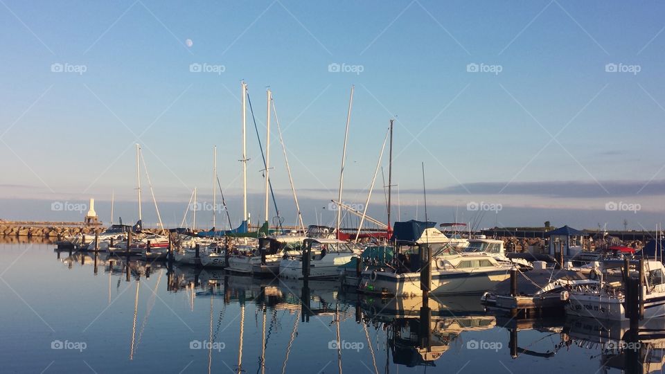 View of a harbor