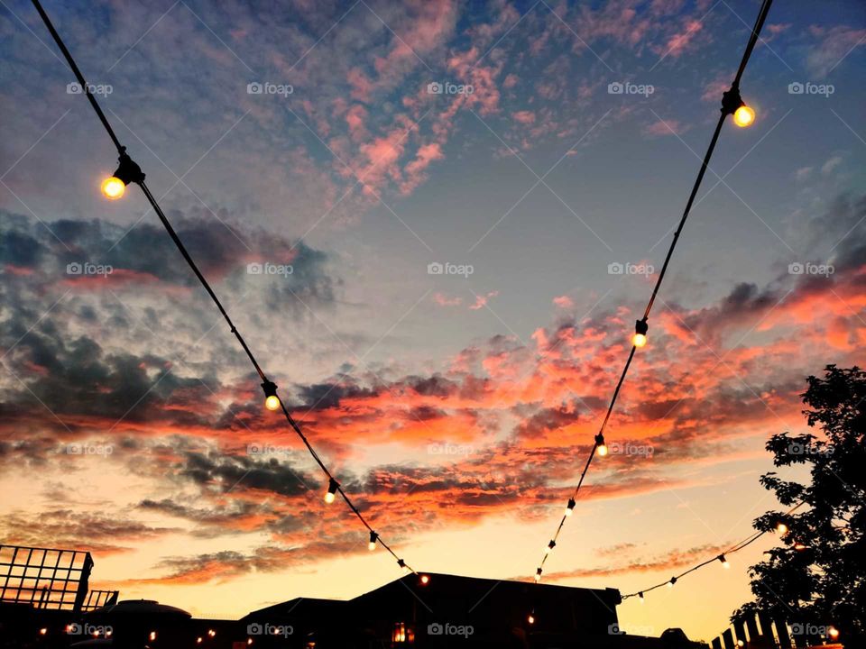 Friday nights relaxing in the beer garden 