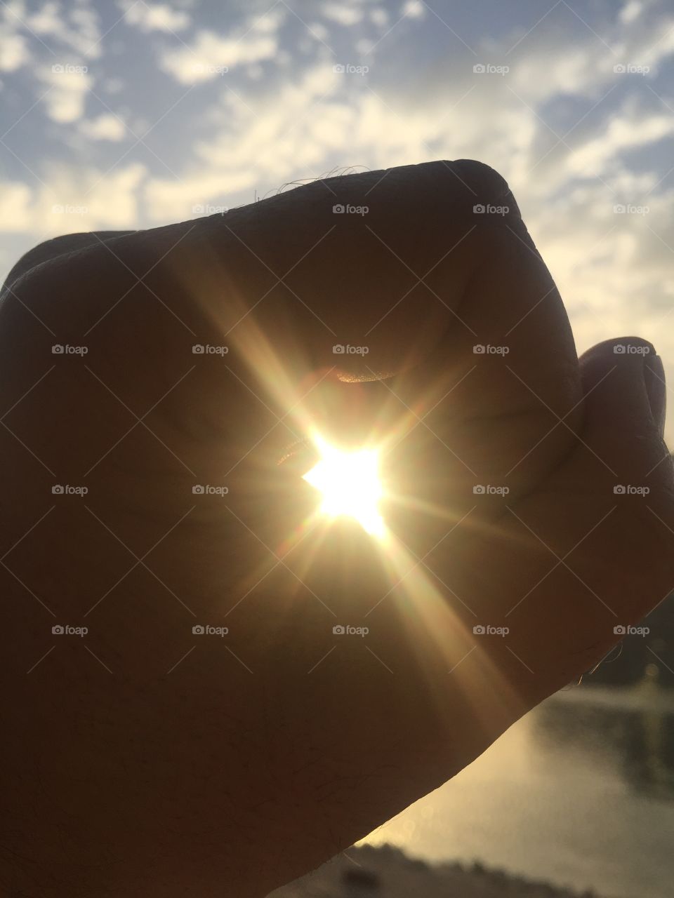 Holding the sun