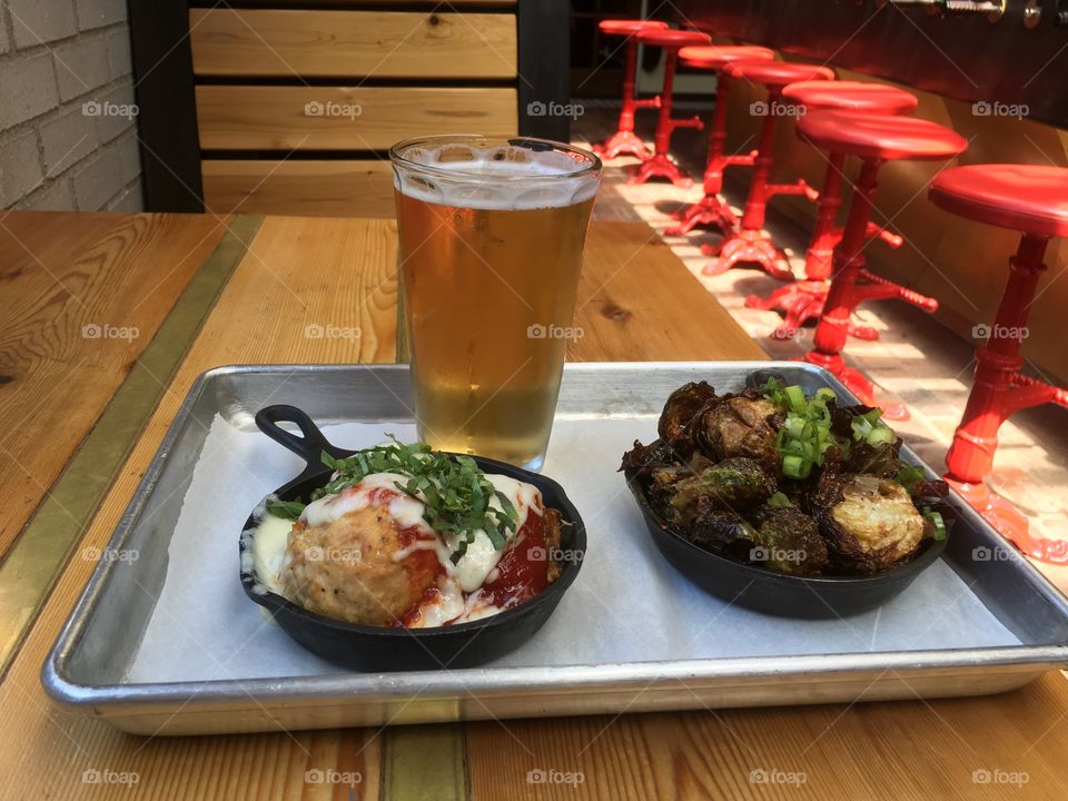 Cast iron skillets with beer