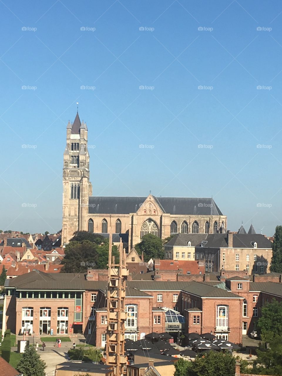 Brugge skyline