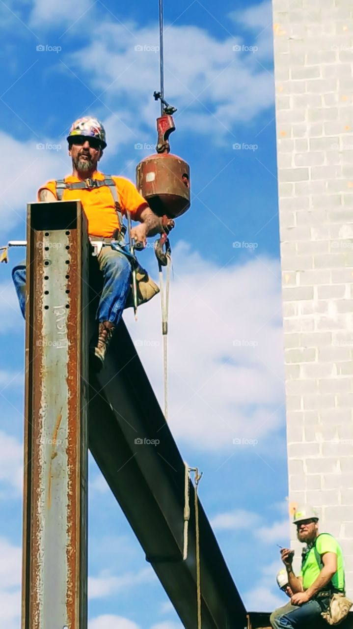 man on construction site