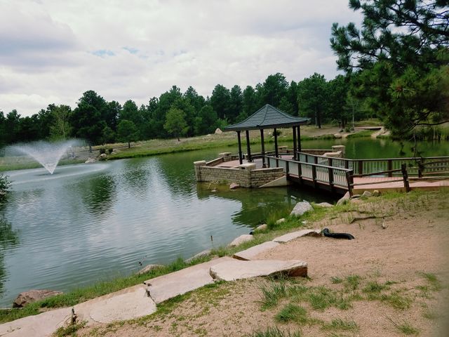 Gazebo on water