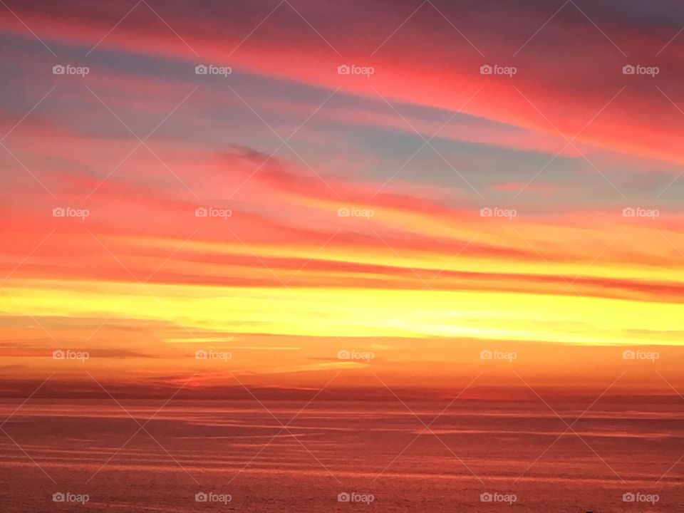Cornish Ocean Sunset