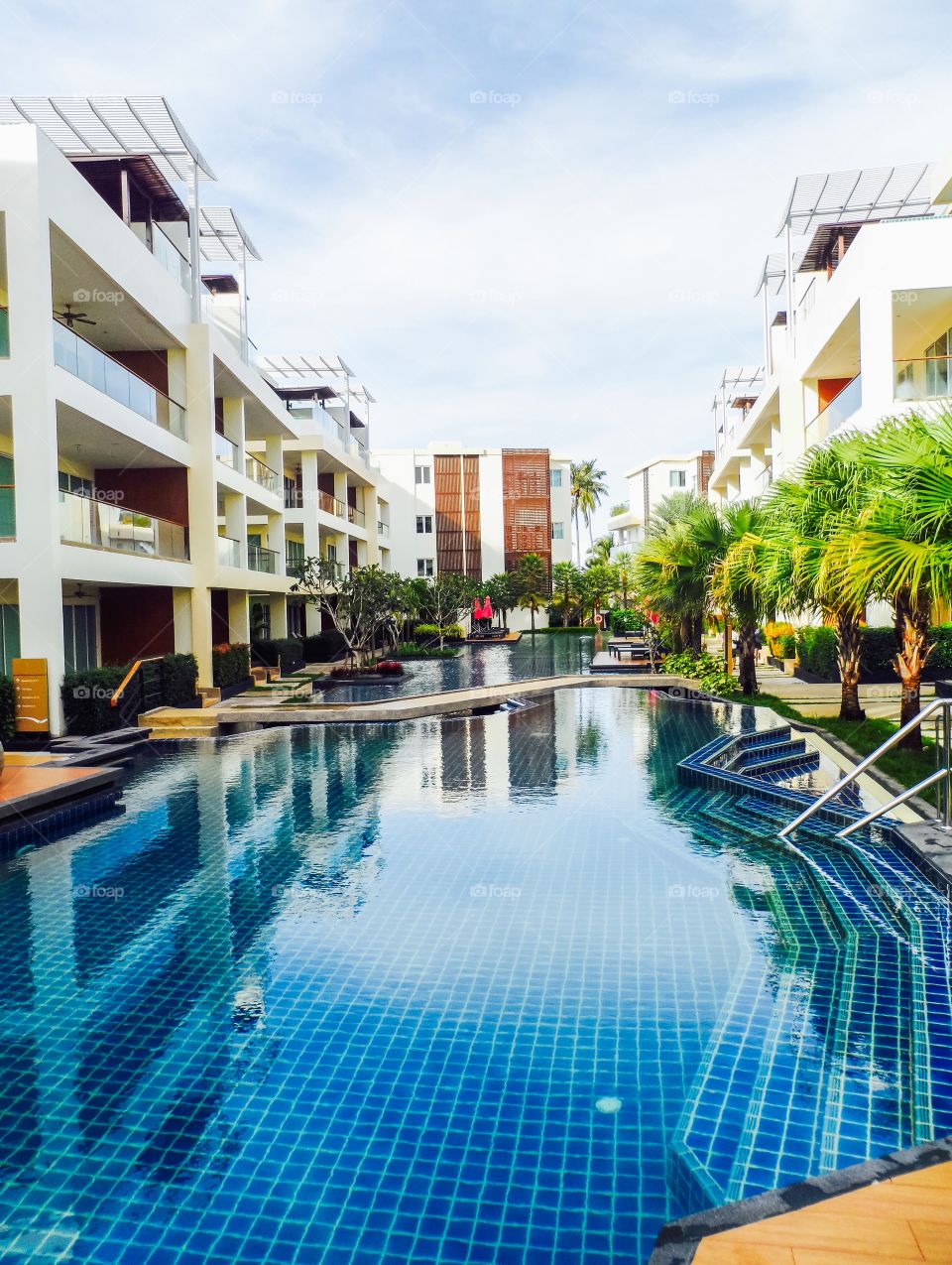 picture of luxury pool in wonderful resort