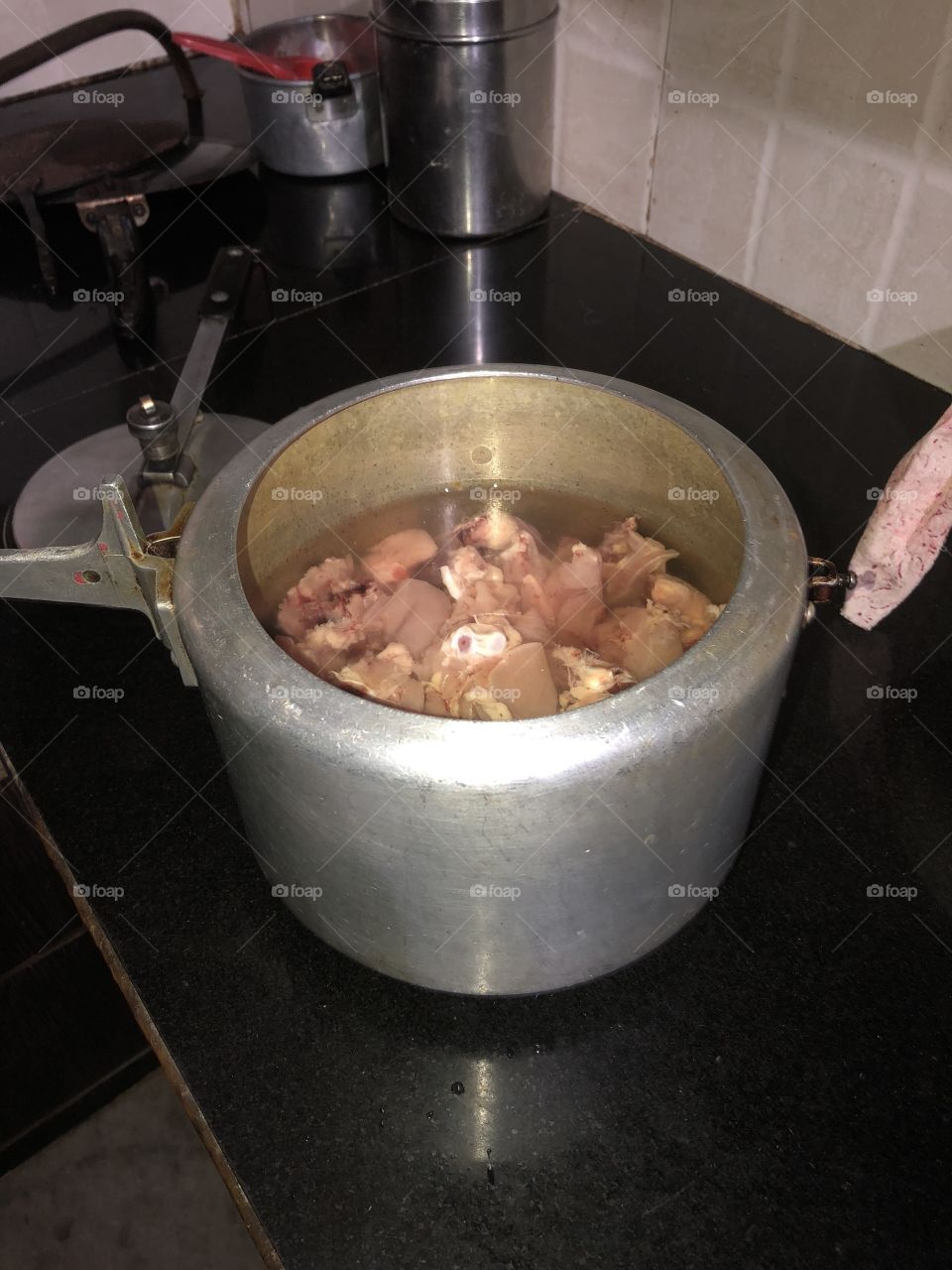 Raw Chicken ready  to be Cooked 