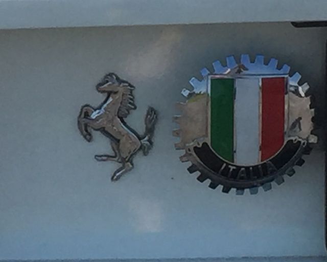 Show us your flags!
Italian flag on the back of a Ferrari parked at my meeting. 