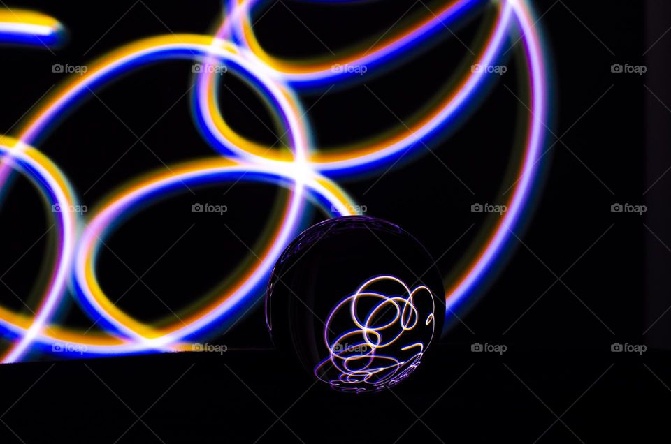 One of my favorite photo props is this glass ball, which inverts everything around it!