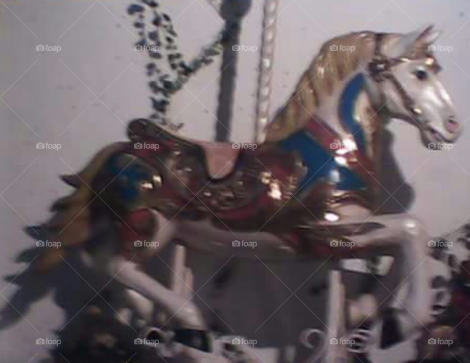 Carousel Horse. A decoration at a wedding expo that I attended.