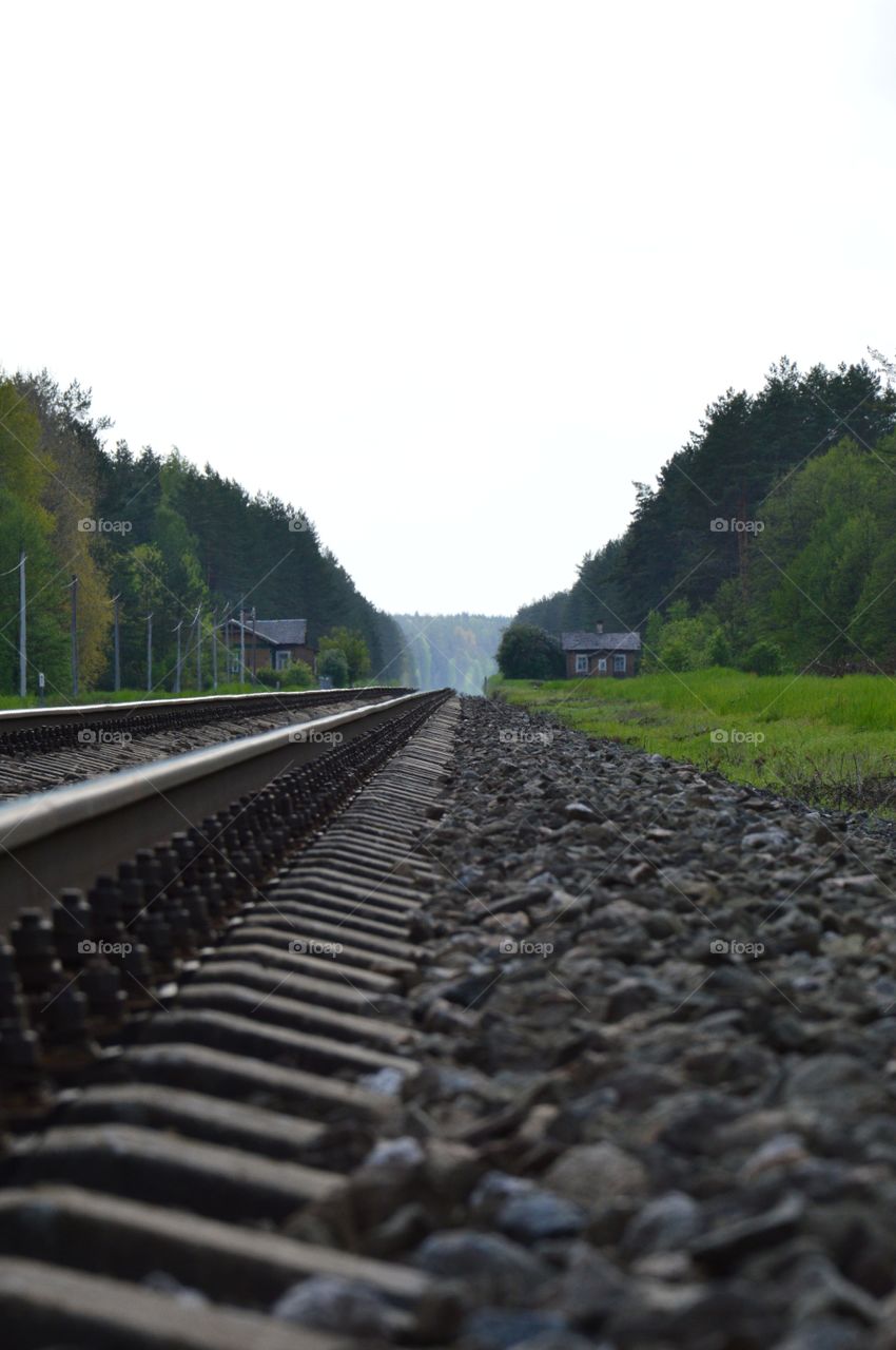 railroad at country