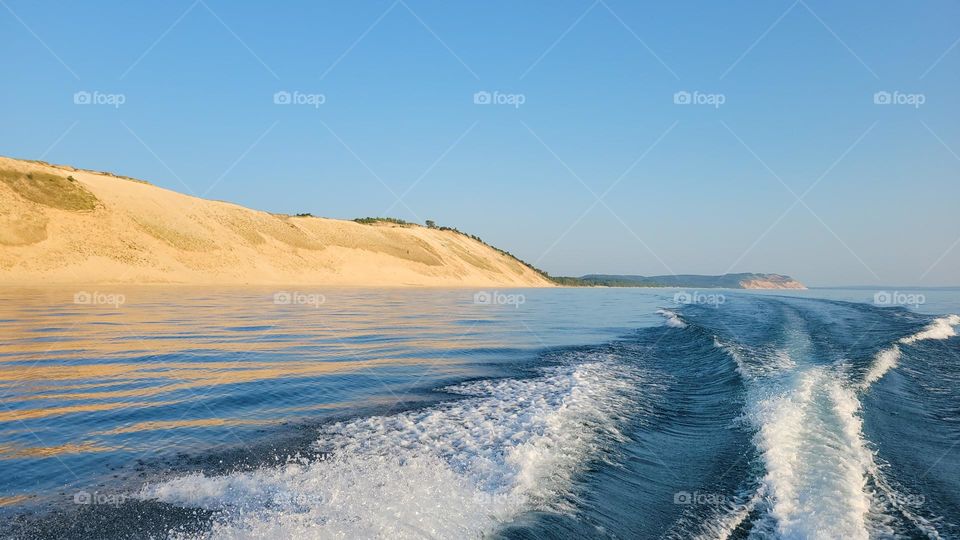Lake Side View of Sleeping Bear Dunes