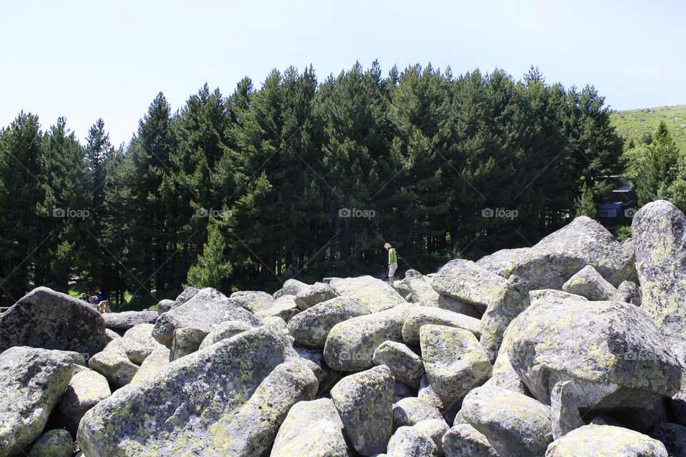 Big rocks landscape