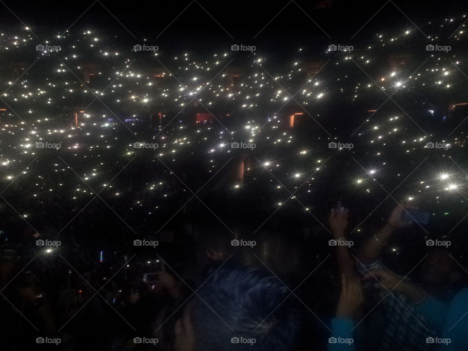 view of people at Hillsong's Welcome Zion live concert in Puerto Rico 10/04/2013