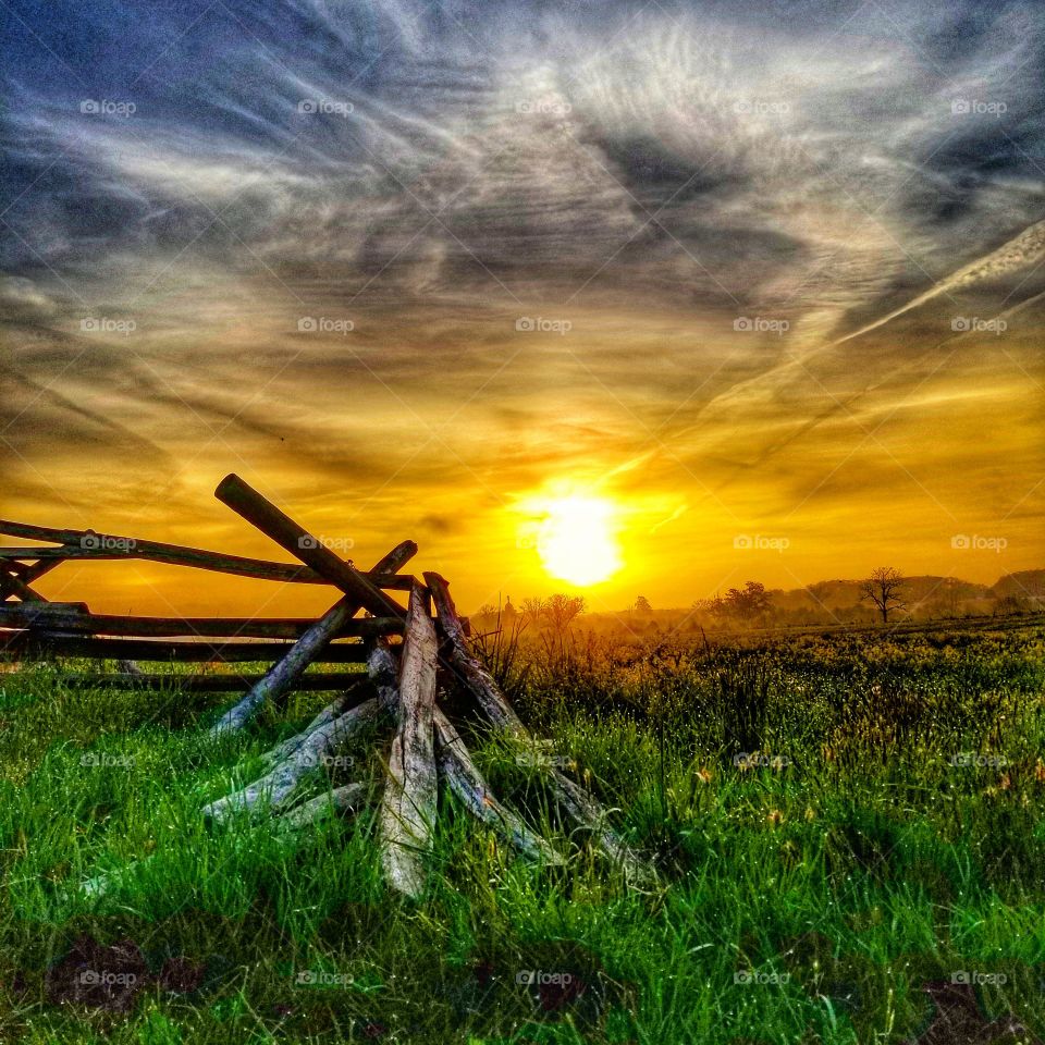 country sunrise