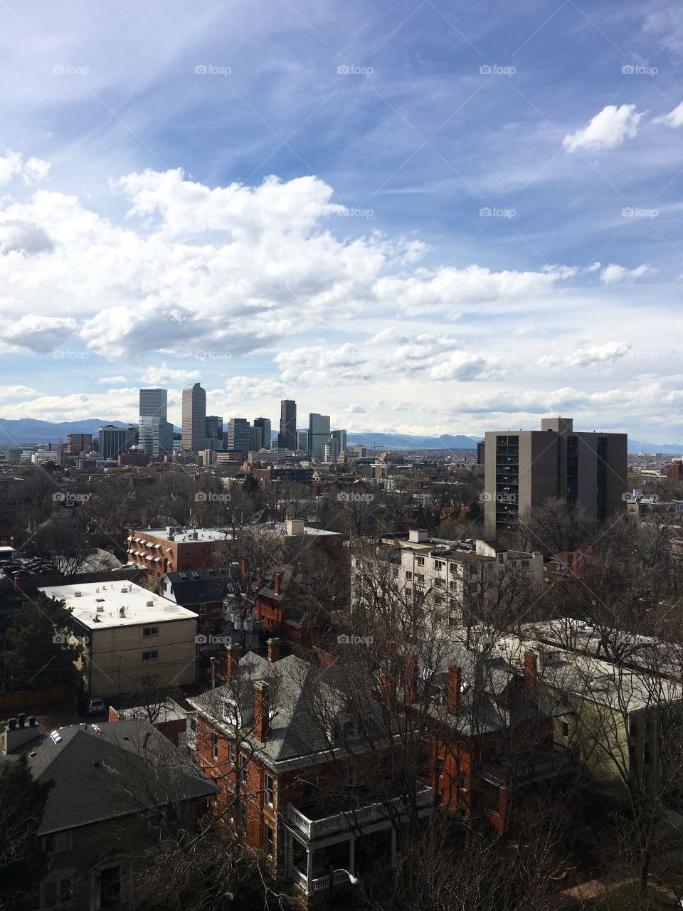 Denver Colorado skyline 