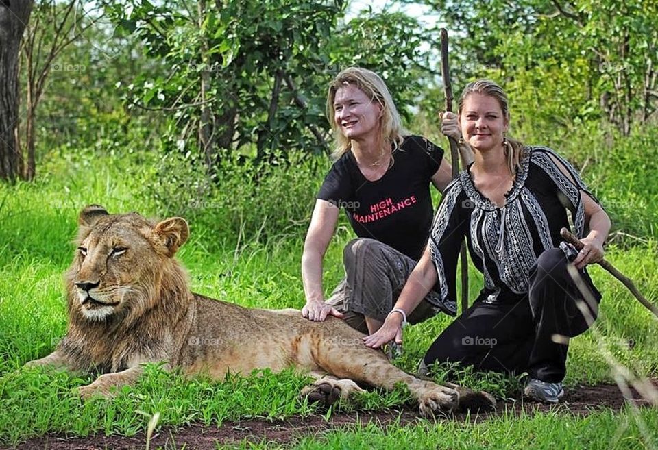 Hiking with the lions