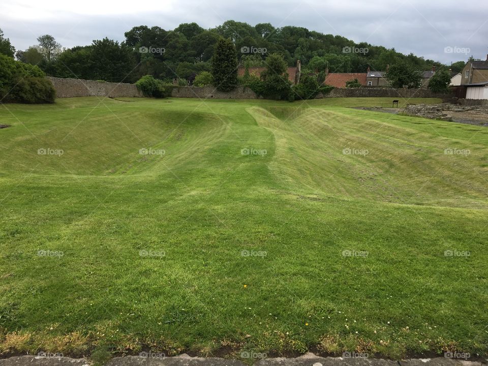 English countryside ... Roman settlement 