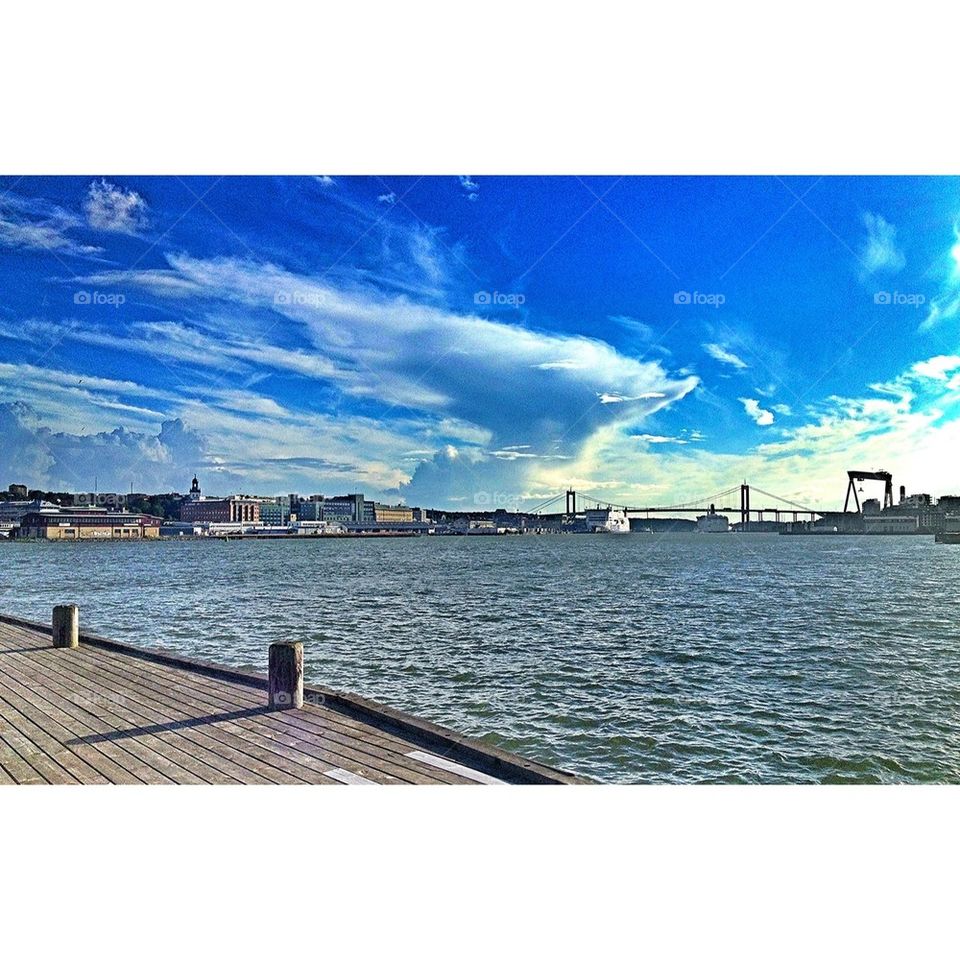 Gothenburg harbour, Sweden.