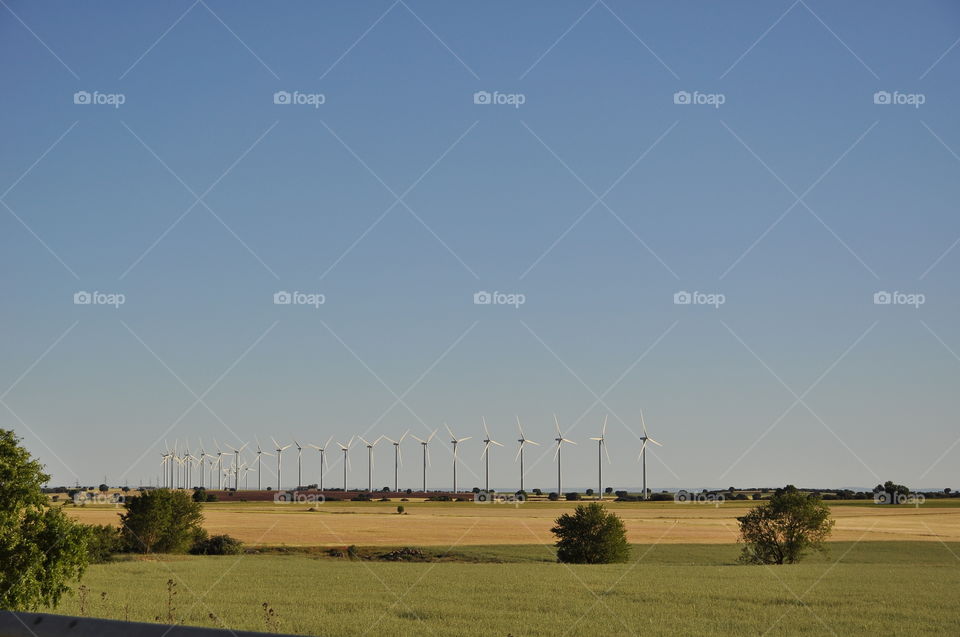windmills in Spain