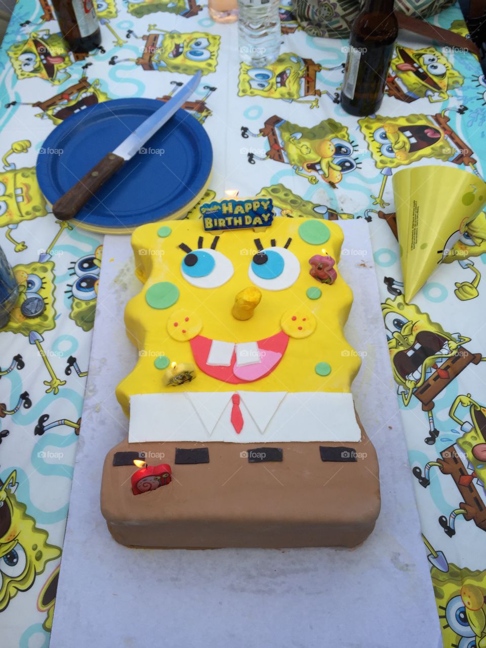 Amazing Sponge Bob Cake