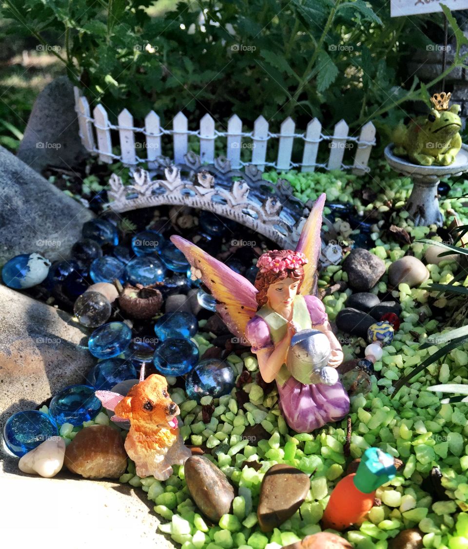 Fairy Garden Dog