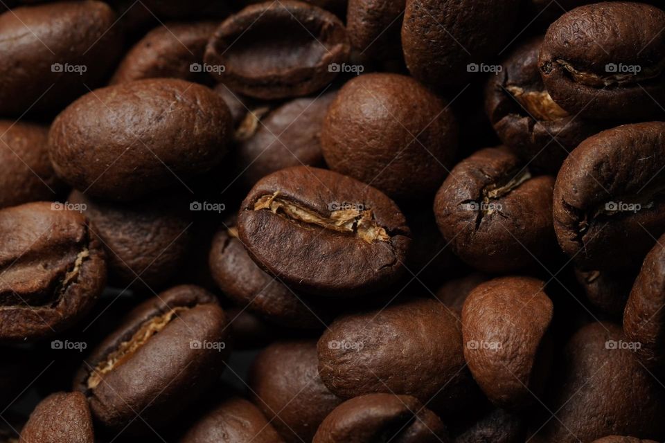 Coffee beans background 