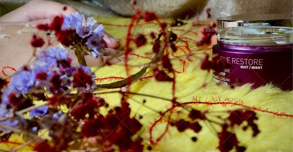 Night skincare routine